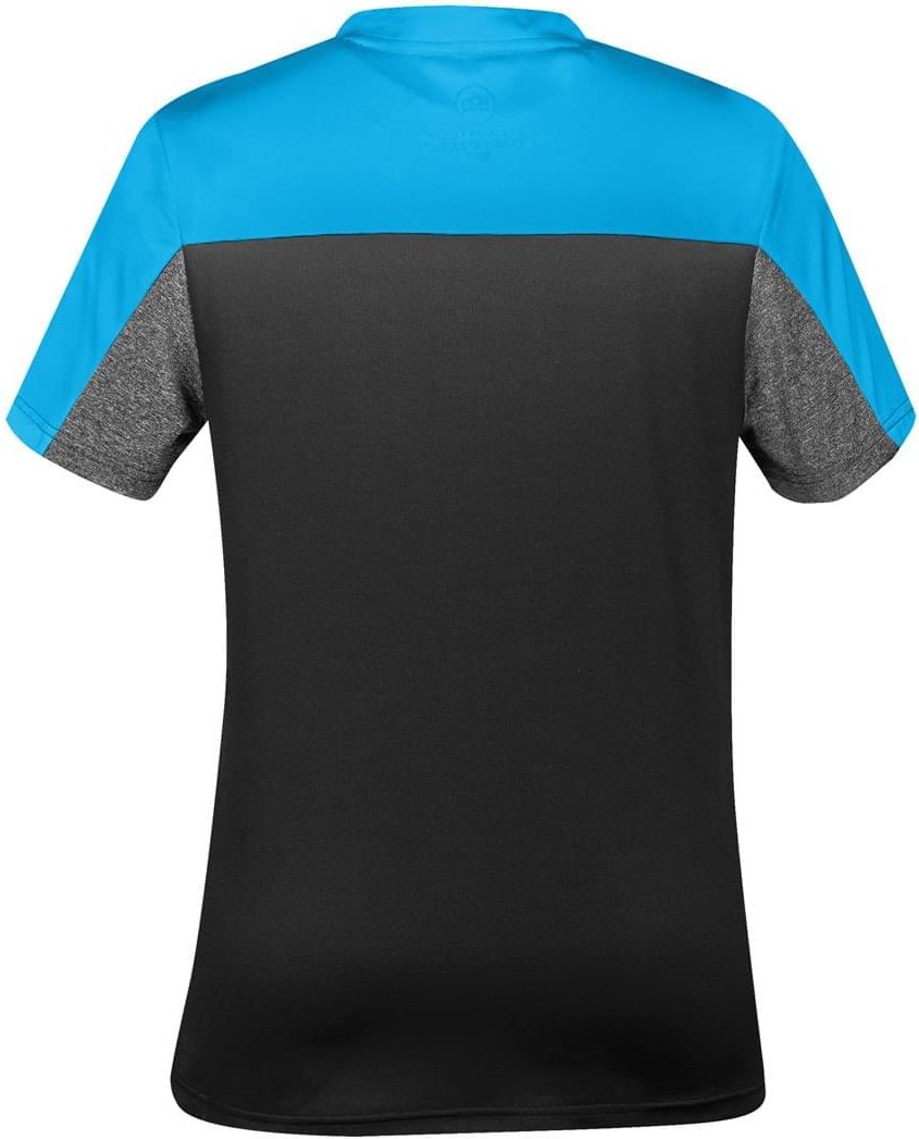 Stormtech Srt-2w Women’s Reef Tee - Electric Blue Carbon Heat