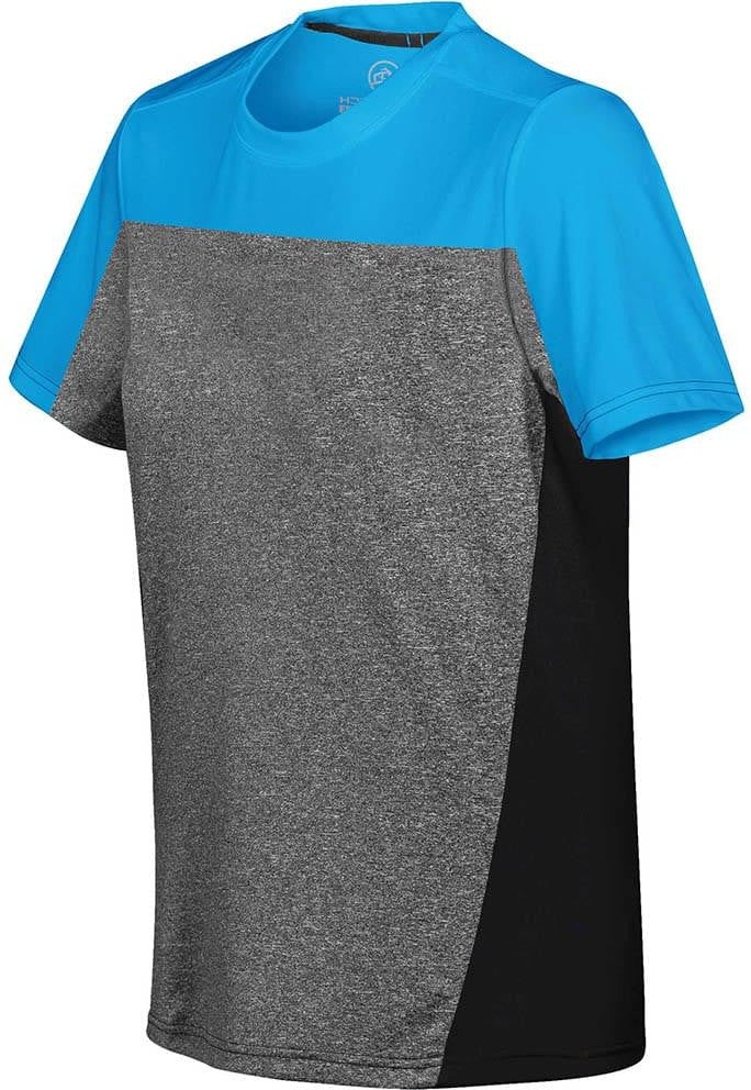 Stormtech Srt-2w Women’s Reef Tee - Electric Blue Carbon Heat