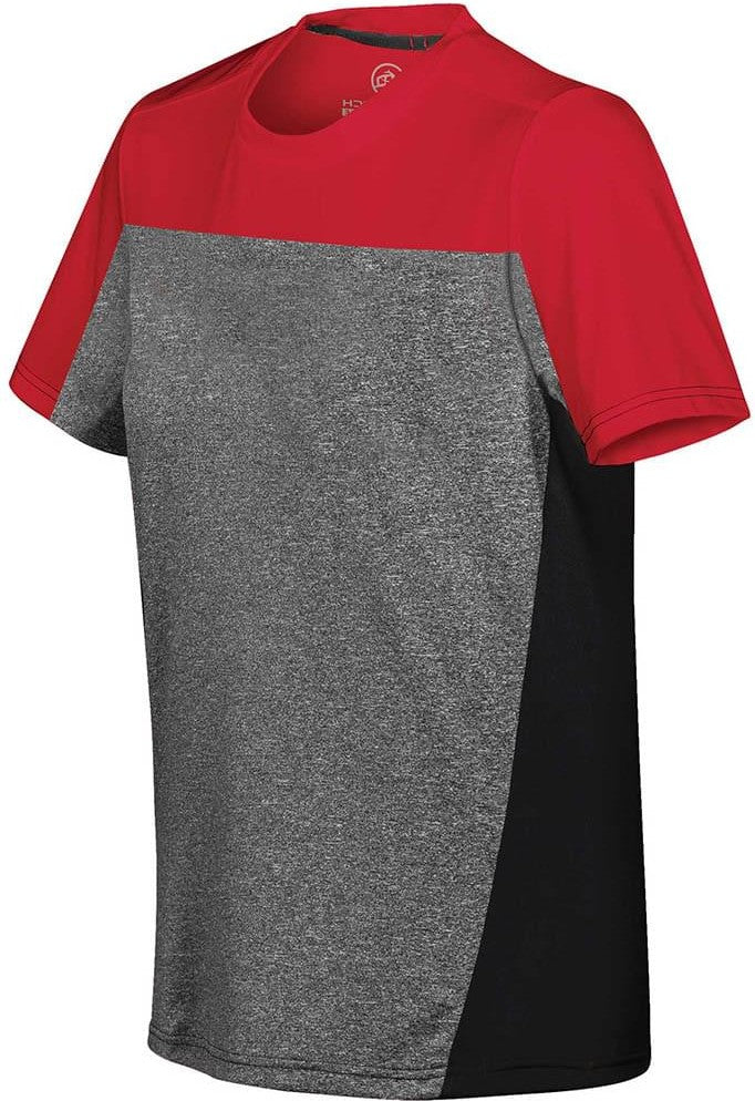 Stormtech Srt-2w Women’s Reef Tee - True Red Carbon Heather