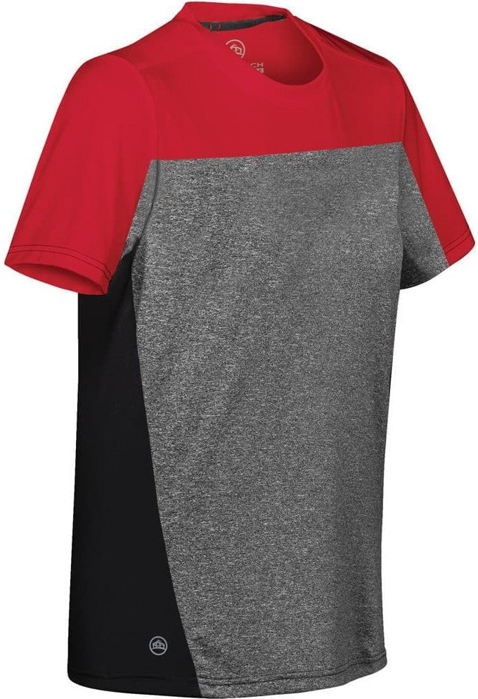 Stormtech Srt-2w Women’s Reef Tee - True Red Carbon Heather
