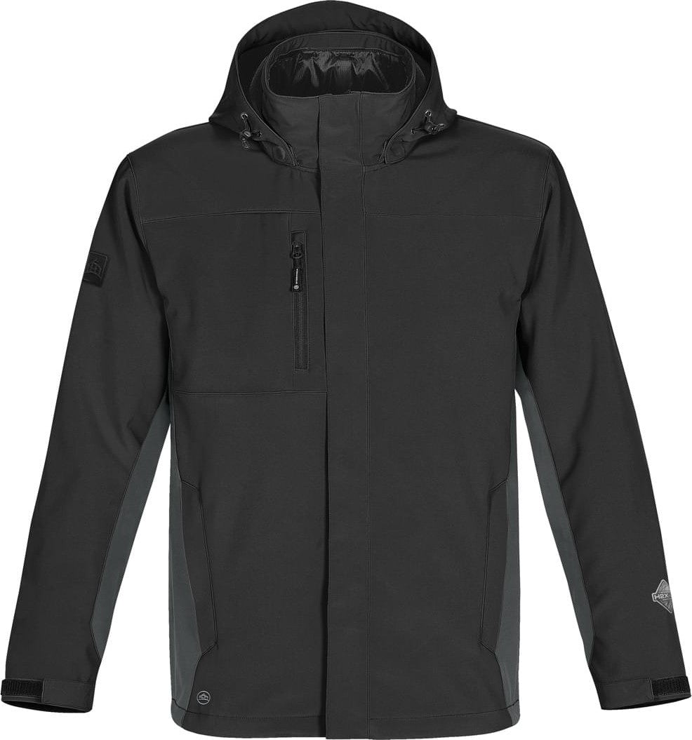 Stormtech Ssj-1le Men’s Atmosphere 3-in-1 Jacket - Black Granite - Adult s