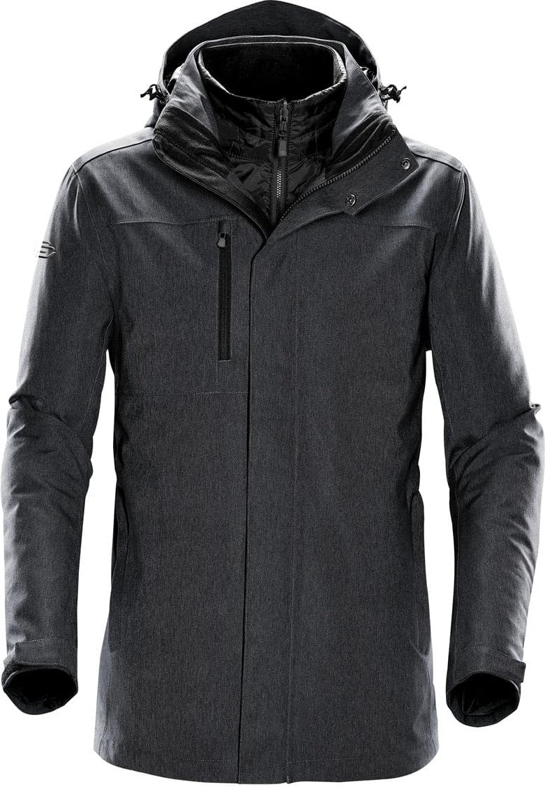 Stormtech Ssj-2 Men’s Avalante 3-in-1 Jacket - Charcoal Twill - Adult s