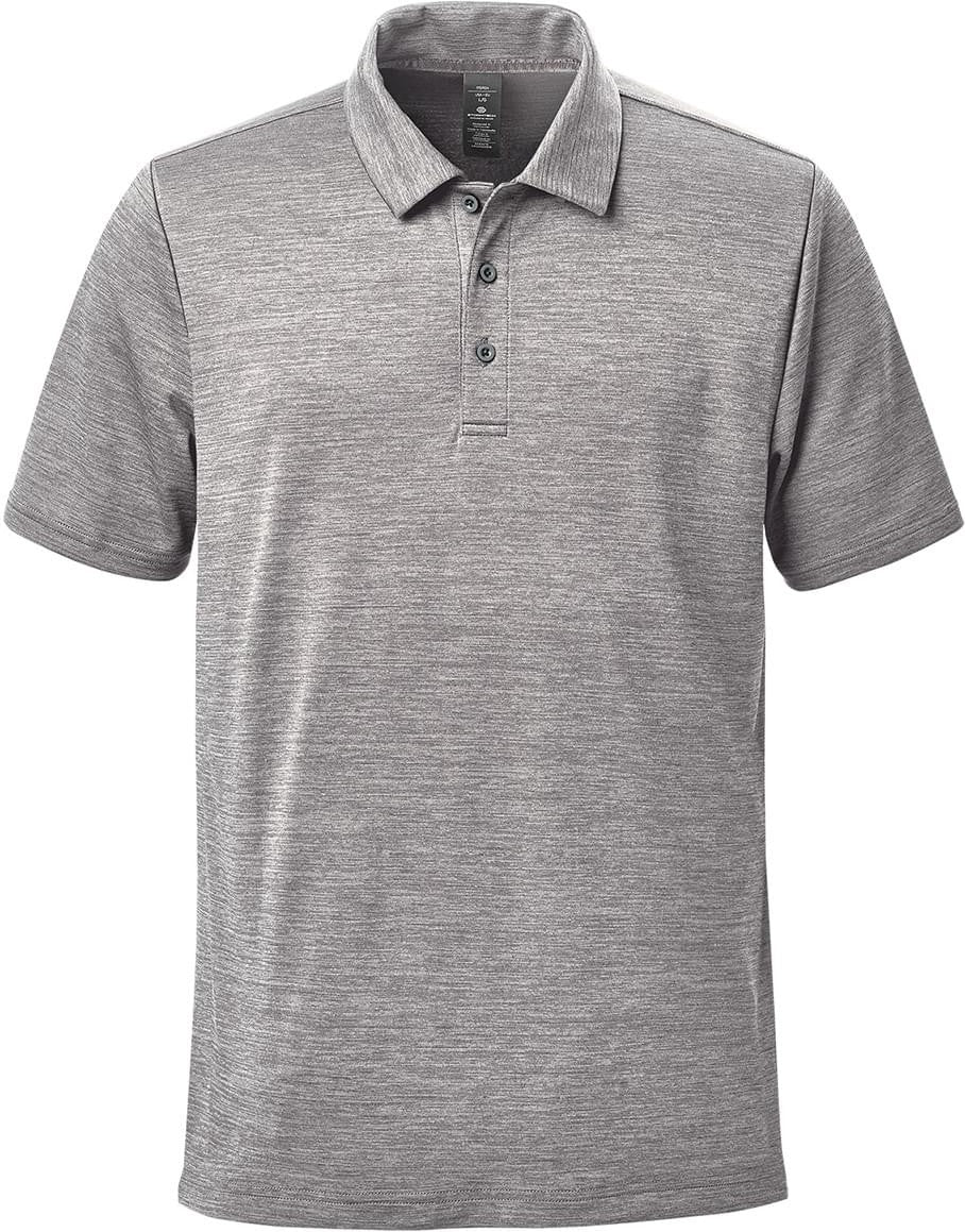 Stormtech Stw-1 Men’s Torrente S/s Polo - Gray Mix - Adult s
