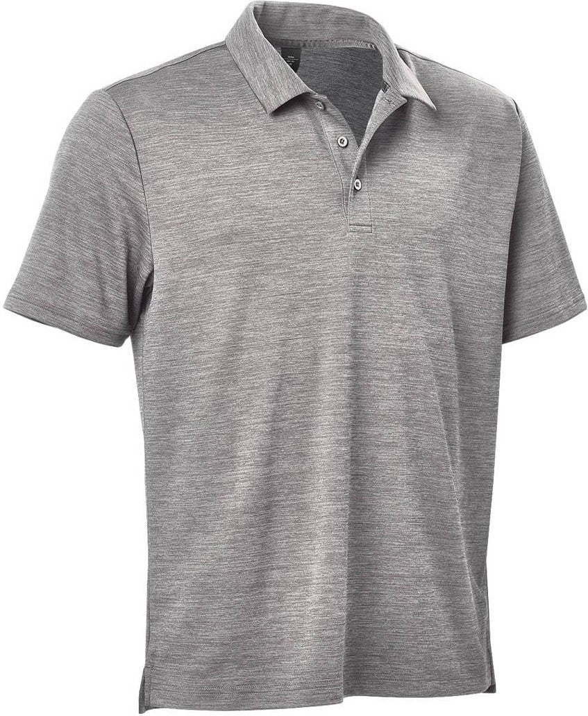 Stormtech Stw-1 Men’s Torrente S/s Polo - Gray Mix