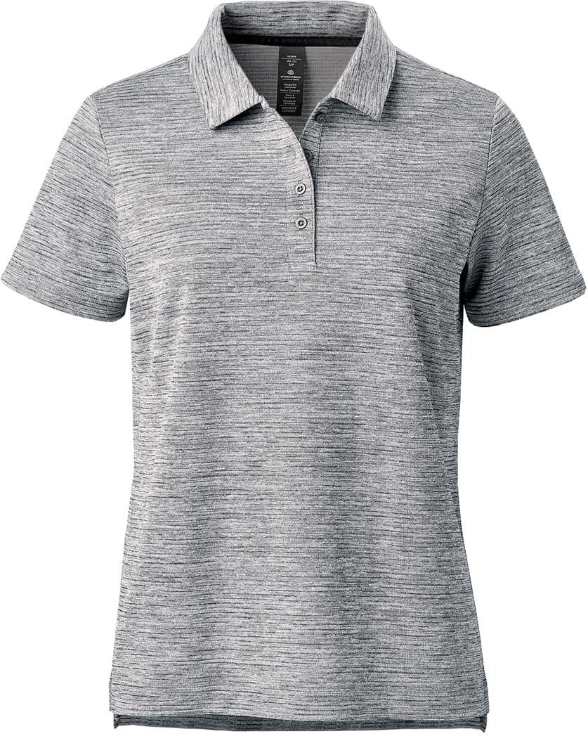 Stormtech Stw-1w Women’s Torrente S/s Polo - Gray Mix - Ladies Xs