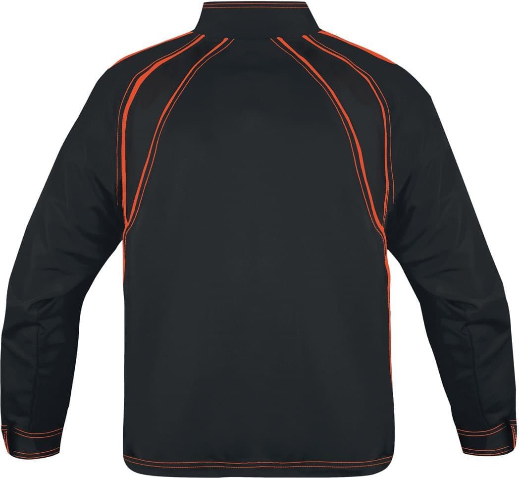 Stormtech Stxj-1w Women’s Blaze Athletic Jacket - Black Orange - Ladies Xs