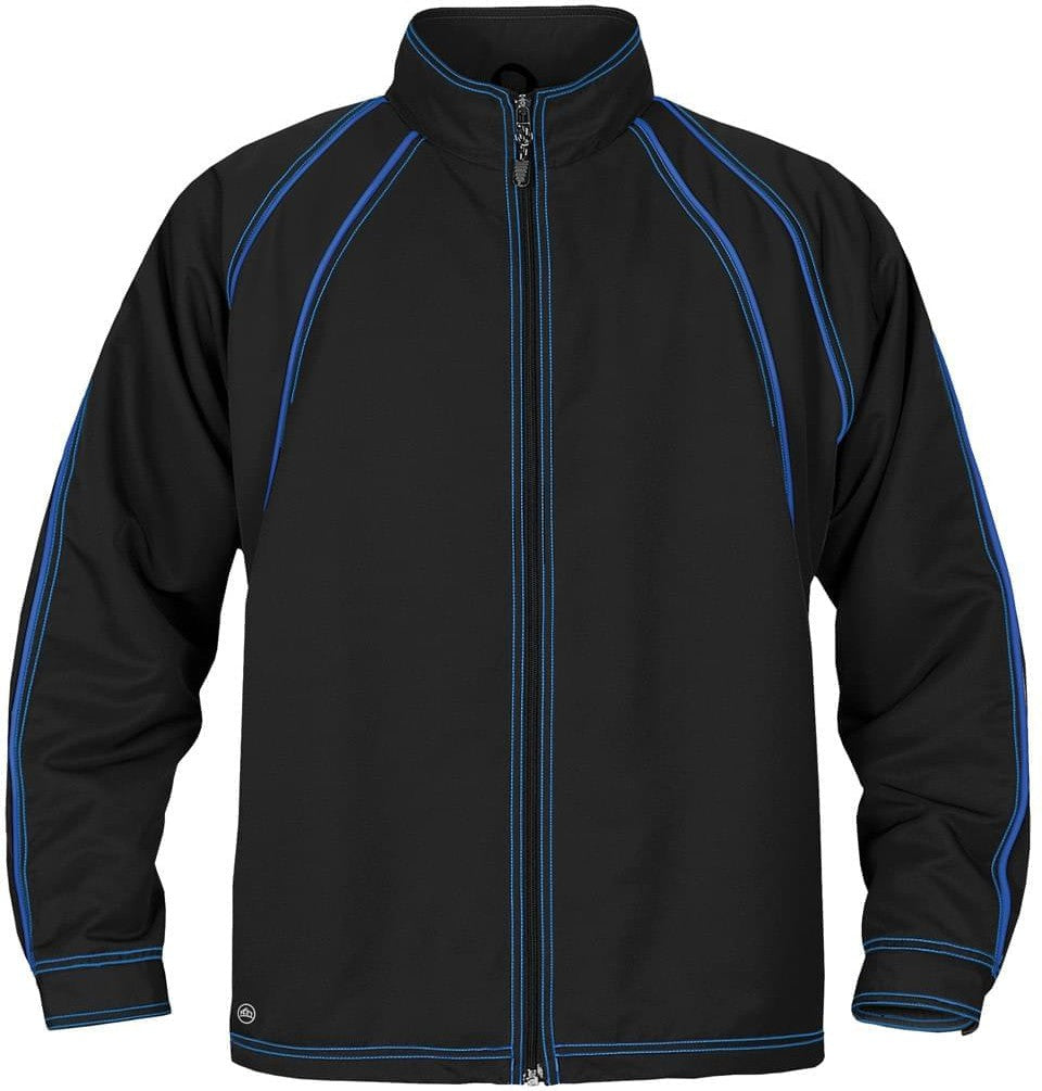 Stormtech Stxj-1w Women’s Blaze Athletic Jacket - Black Royal - Ladies Xs