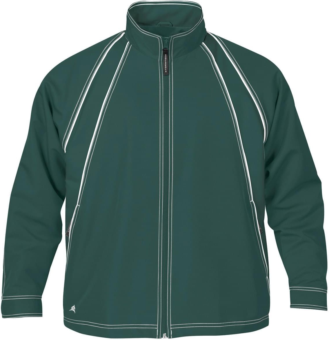 Stormtech Stxj-1w Women’s Blaze Athletic Jacket - Forest - White - Ladies Xs