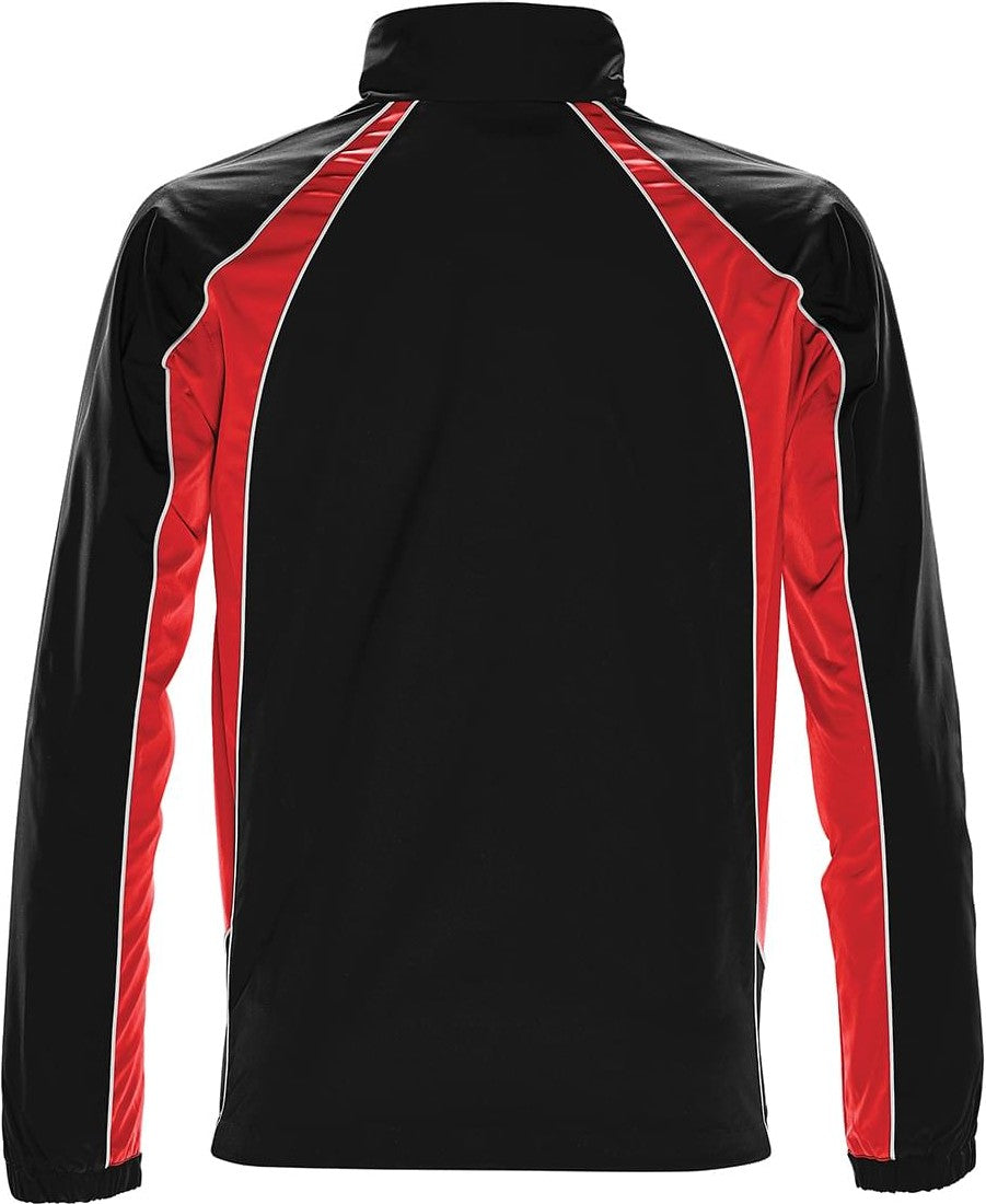 Stormtech Stxj-2le Men’s Warrior Training Jacket - Black Bright Red White