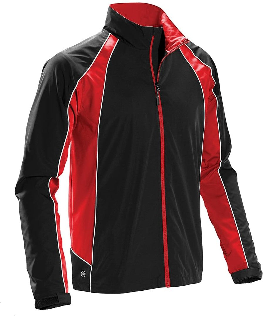 Stormtech Stxj-2le Men’s Warrior Training Jacket - Black Bright Red White