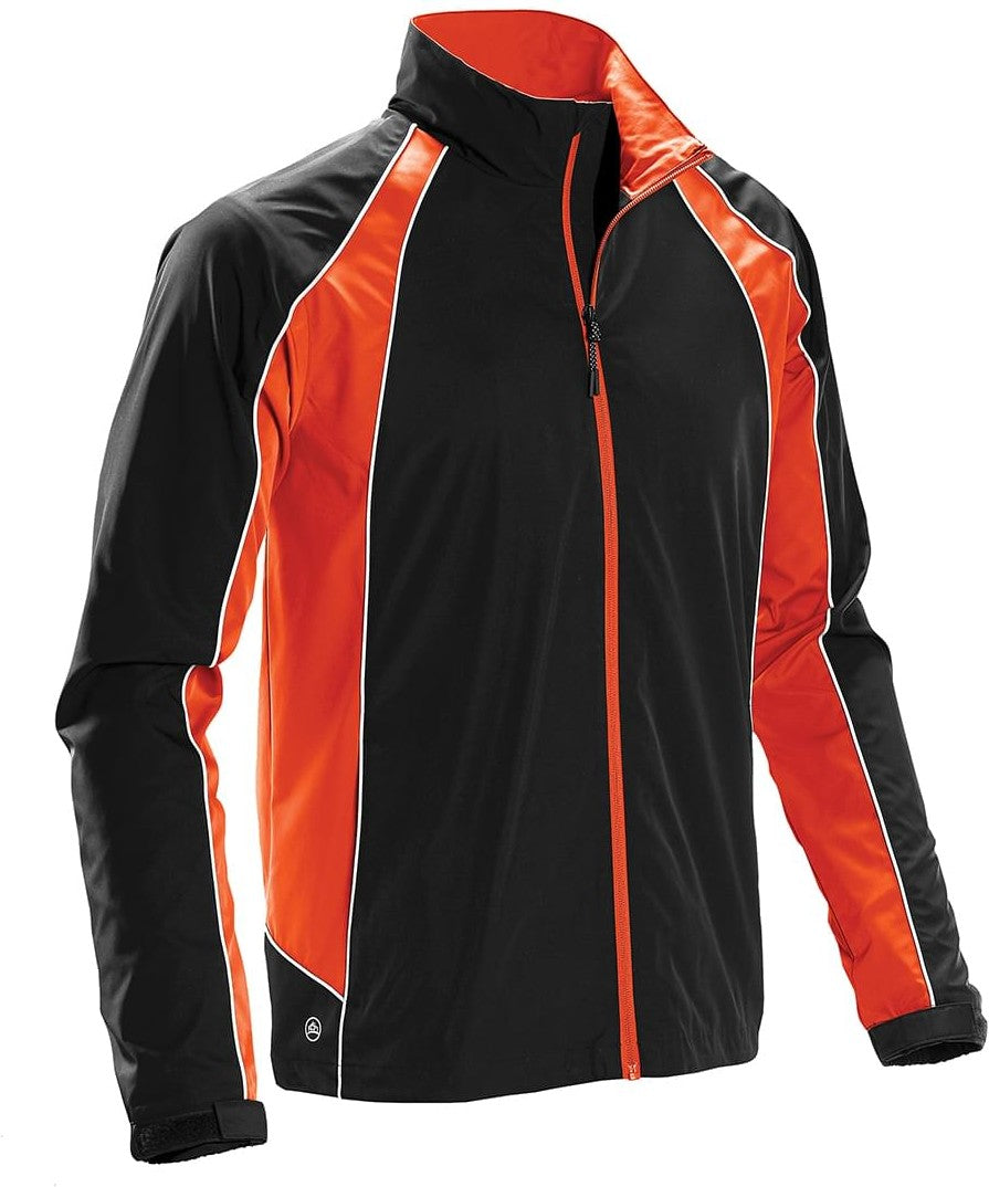 Stormtech Stxj-2le Men’s Warrior Training Jacket - Black Orange White