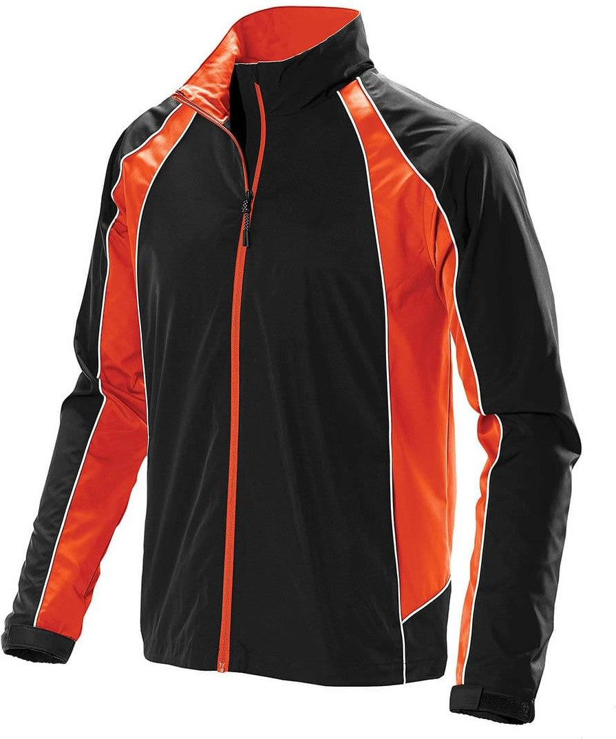 Stormtech Stxj-2le Men’s Warrior Training Jacket - Black Orange White
