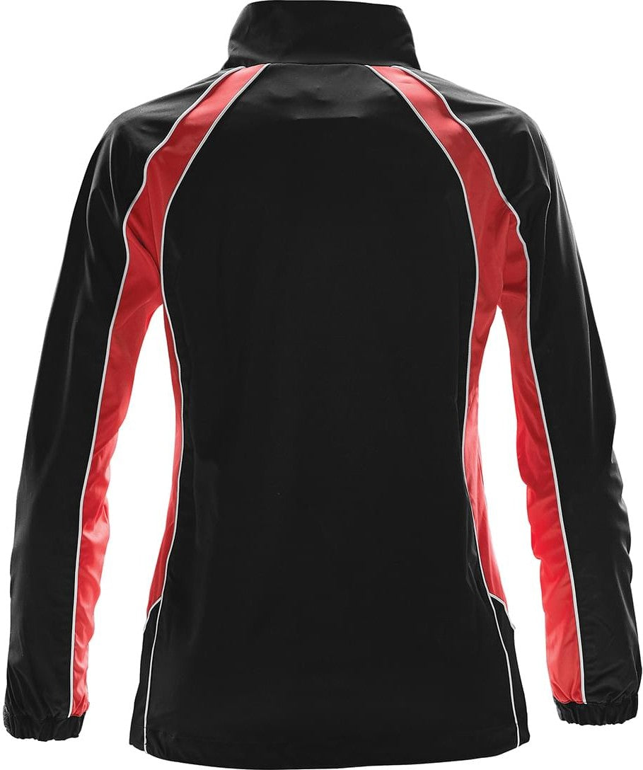 Stormtech Stxj-2wle Women’s Warrior Training Jacket - Black Bright Red White