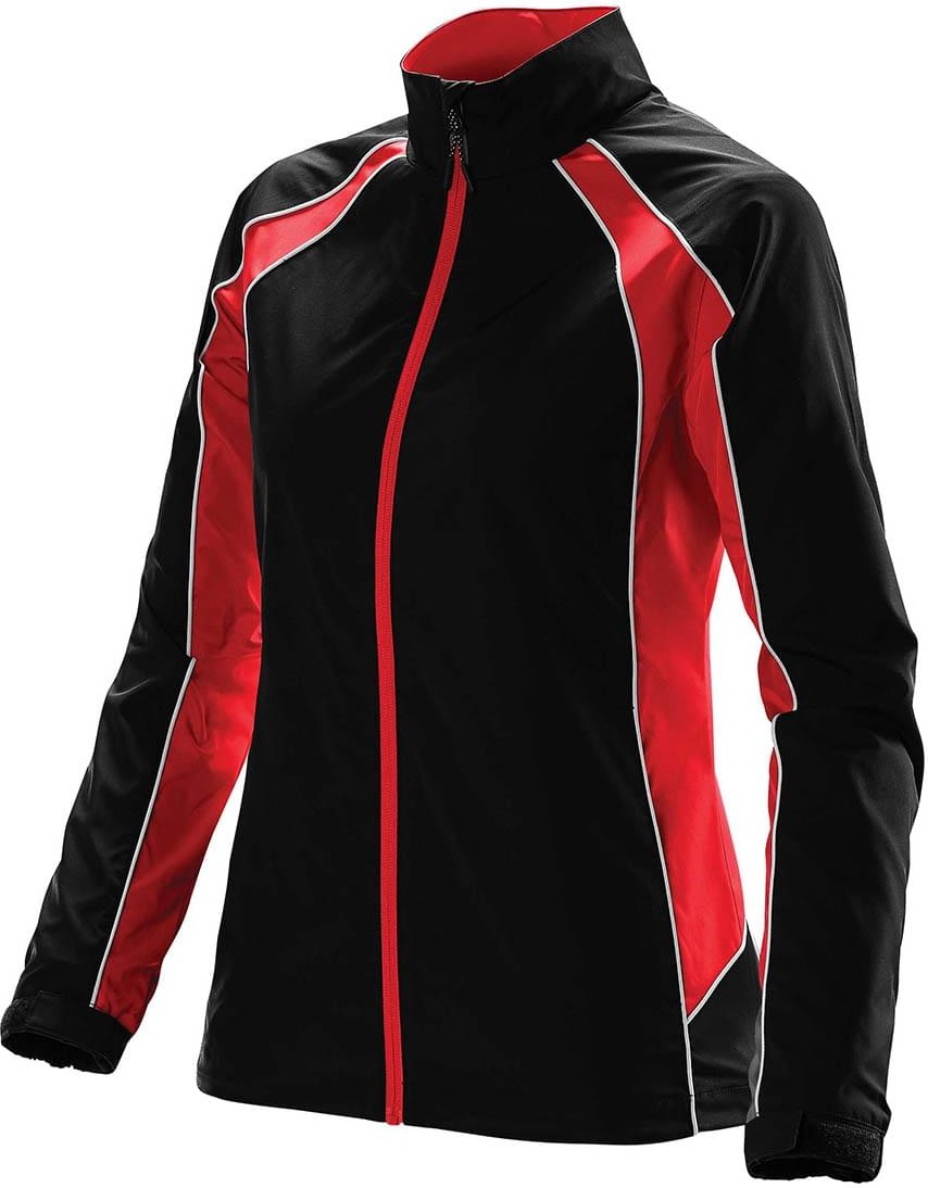 Stormtech Stxj-2wle Women’s Warrior Training Jacket - Black Bright Red White