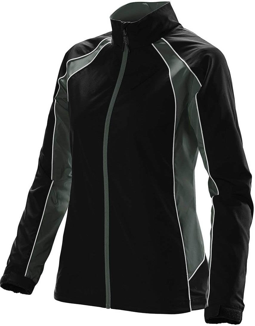 Stormtech Stxj-2wle Women’s Warrior Training Jacket - Black Forest White