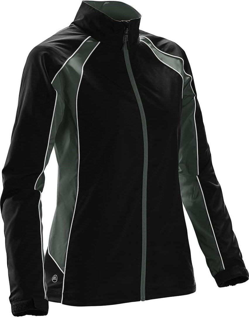 Stormtech Stxj-2wle Women’s Warrior Training Jacket - Black Forest White