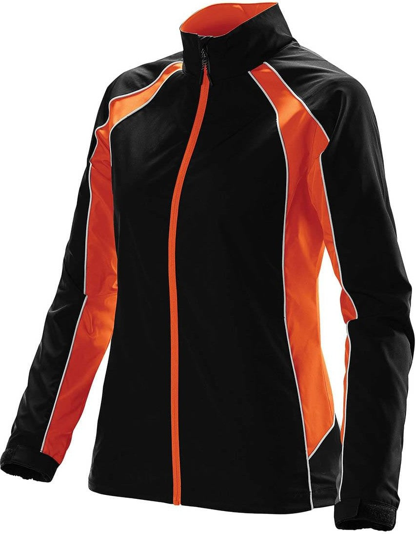 Stormtech Stxj-2wle Women’s Warrior Training Jacket - Black Orange White
