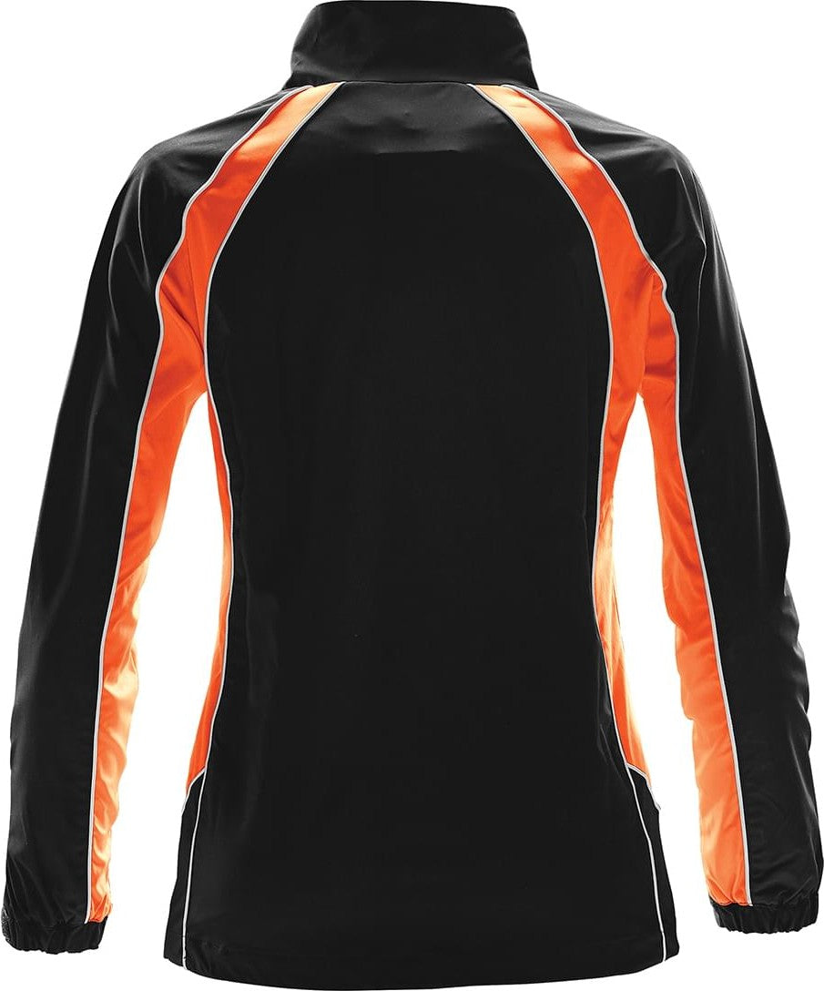 Stormtech Stxj-2wle Women’s Warrior Training Jacket - Black Orange White