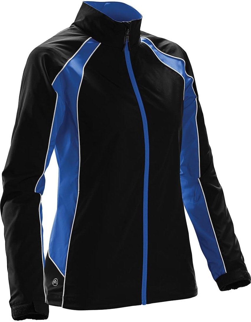 Stormtech Stxj-2wle Women’s Warrior Training Jacket - Black Royal White