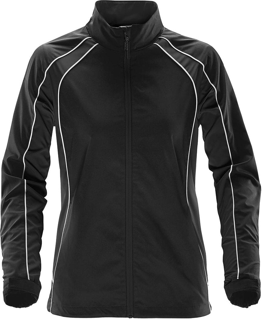 Stormtech Stxj-2wle Women’s Warrior Training Jacket - Black White - Ladies Xs