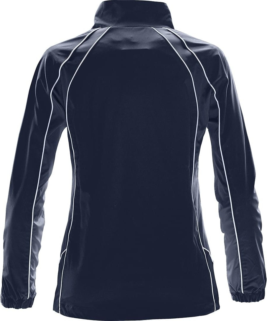 Stormtech Stxj-2wle Women’s Warrior Training Jacket - Navy White - Ladies Xs