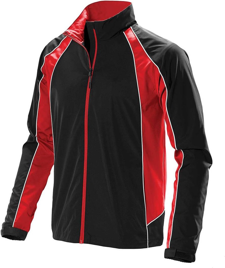 Stormtech Stxj-2yle Youth Warrior Training Jacket - Black Bright Red White