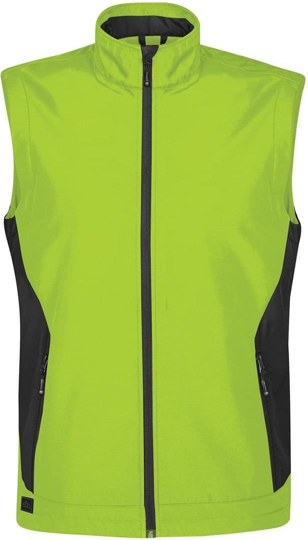 Stormtech Sv-1 Men’s Pulse Softshell Vest - Kiwi Black - Adult Xl