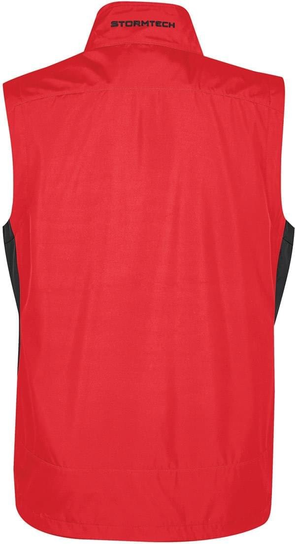Stormtech Sv-1 Men’s Pulse Softshell Vest - True Red - Black - True Red - Black / m
