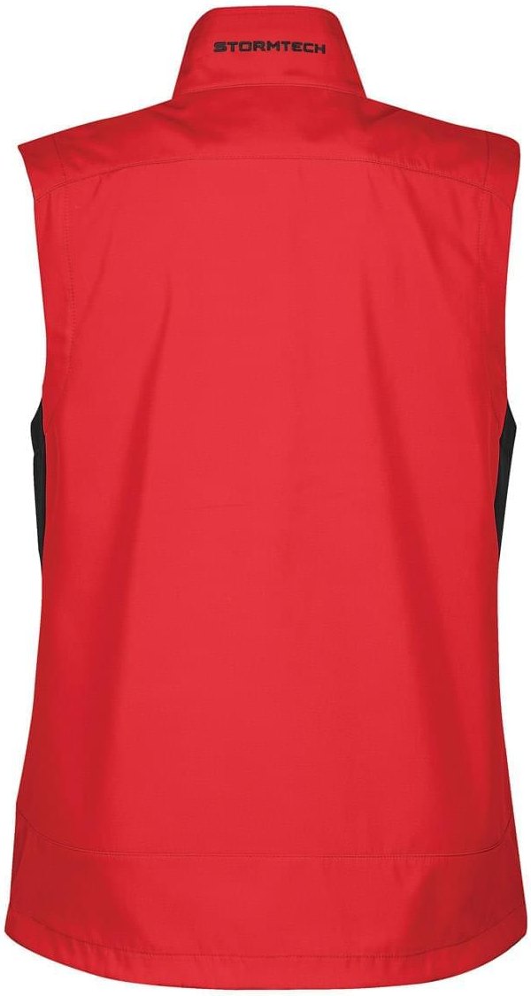 Stormtech Sv-1w Women’s Pulse Softshell Vest - True Red Black - Ladies Xs