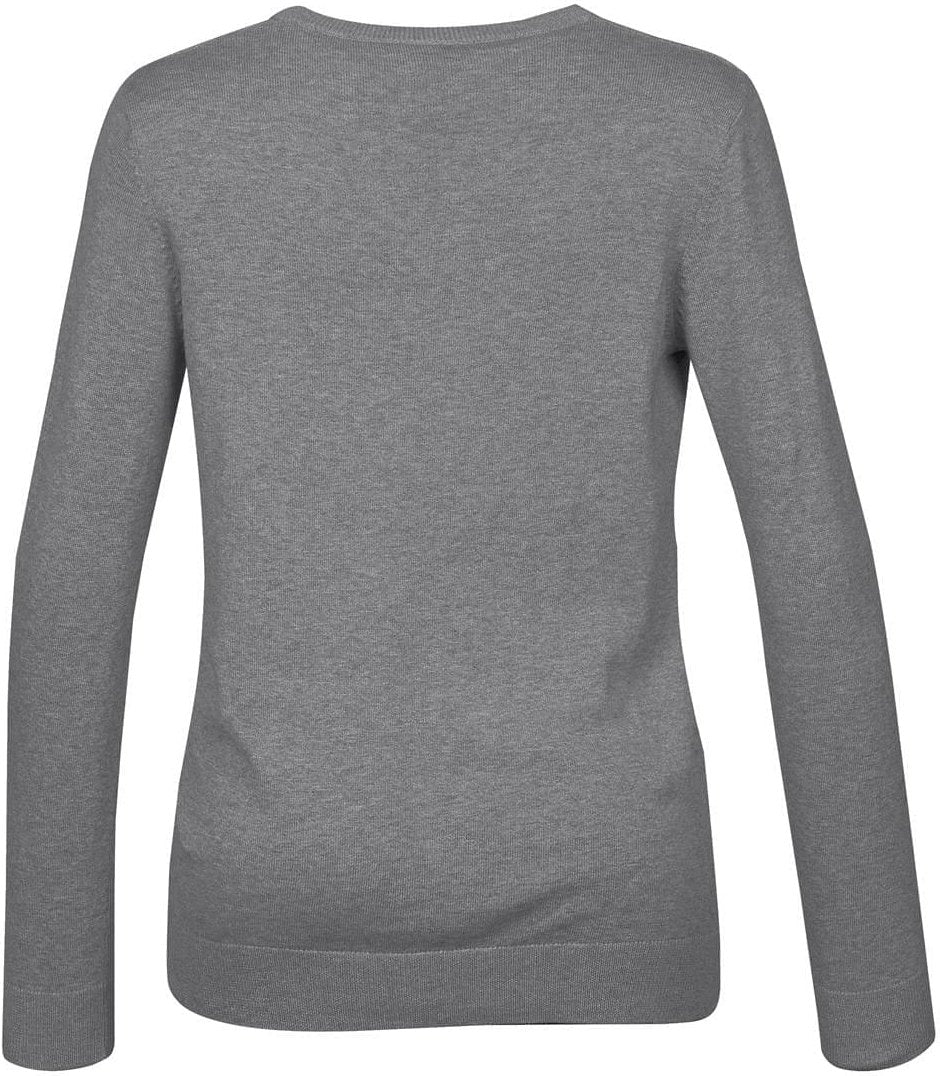 Stormtech Svn-1w Women’s Laguna V-neck Sweater - Gray Heather - Ladies Xs