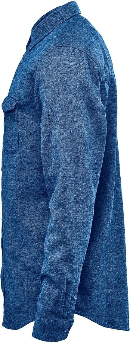 Stormtech Sxw-1 Men’s Dockyard Long Sleeve Twill Shirt - Indigo