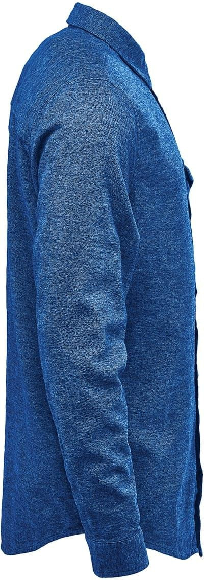 Stormtech Sxw-1 Men’s Dockyard Long Sleeve Twill Shirt - Indigo