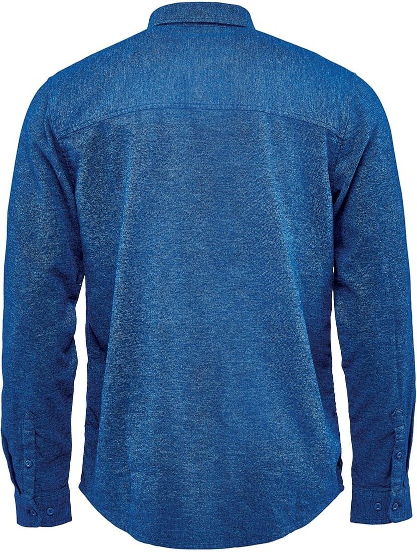 Stormtech Sxw-1 Men’s Dockyard Long Sleeve Twill Shirt - Indigo - Adult s