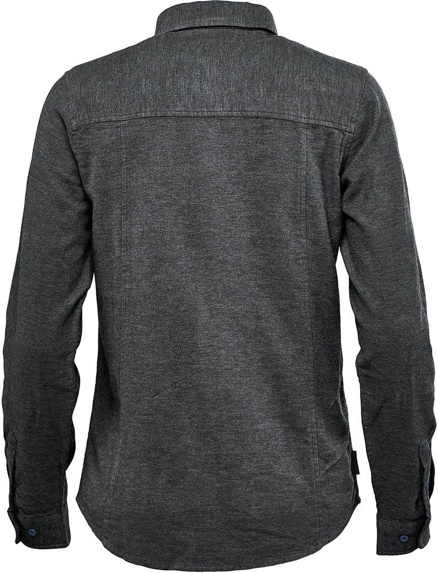 Stormtech Sxw-1w Women’s Dockyard Long Sleeve Twill Shirt - Graphite