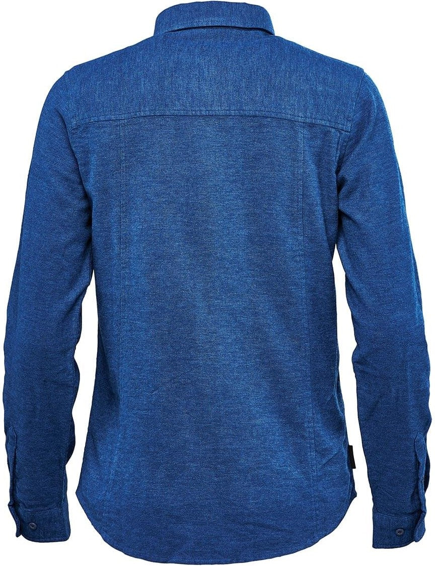 Stormtech Sxw-1w Women’s Dockyard Long Sleeve Twill Shirt - Indigo - Ladies Xs