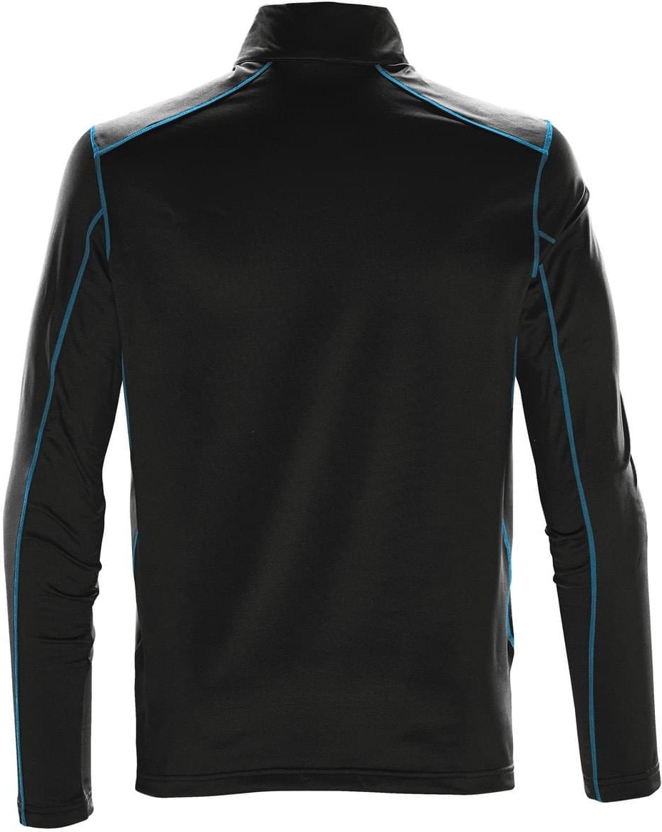 Stormtech Tfw-1 Men’s Pulse Fleece 1/4-zip Pullover - Black Electric Blue