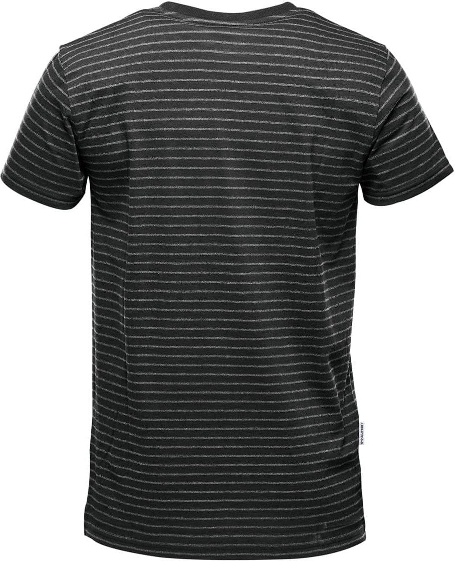 Stormtech Tg-2 Men’s Railtown Crew Neck Tee - Black Gray Heather - Adult s