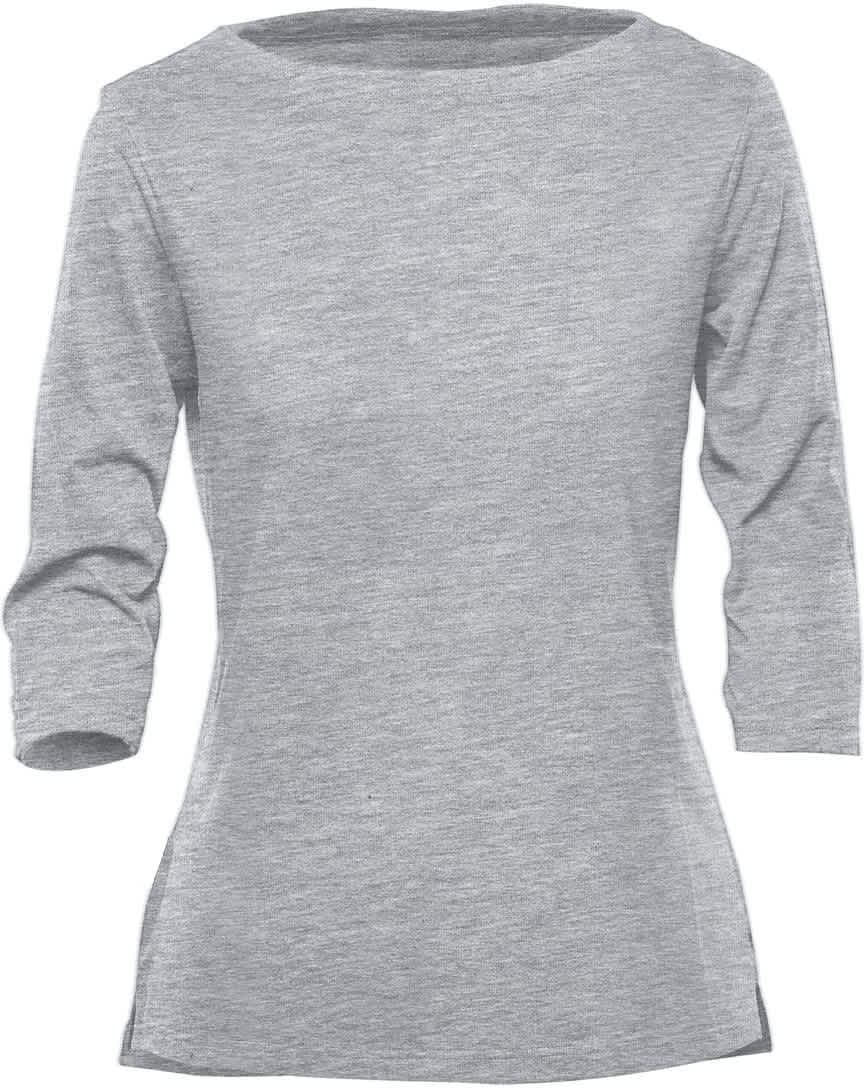 Stormtech Tg-3w Women’s Torcello 3/4 Tee - Ash Heather - Ladies Xs