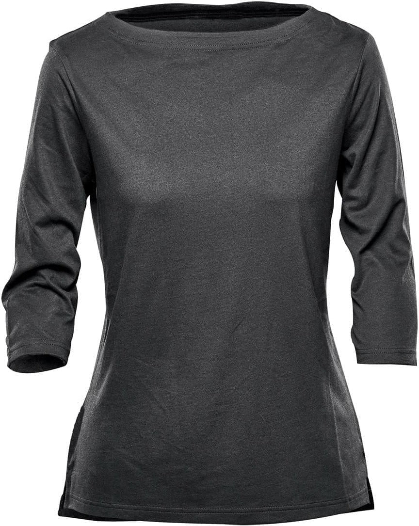 Stormtech Tg-3w Women’s Torcello 3/4 Tee - Black - Ladies Xs