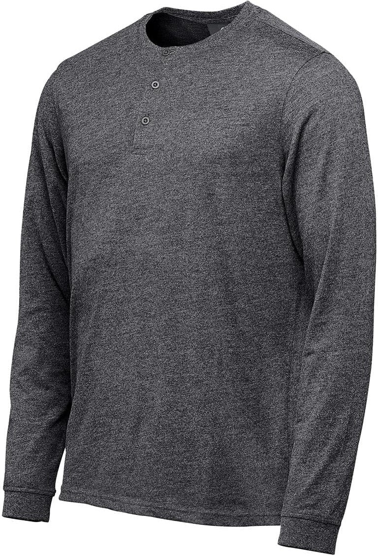 Stormtech Tgh-1 Men’s Torcello Long Sleeve Henley - Graphite Heather