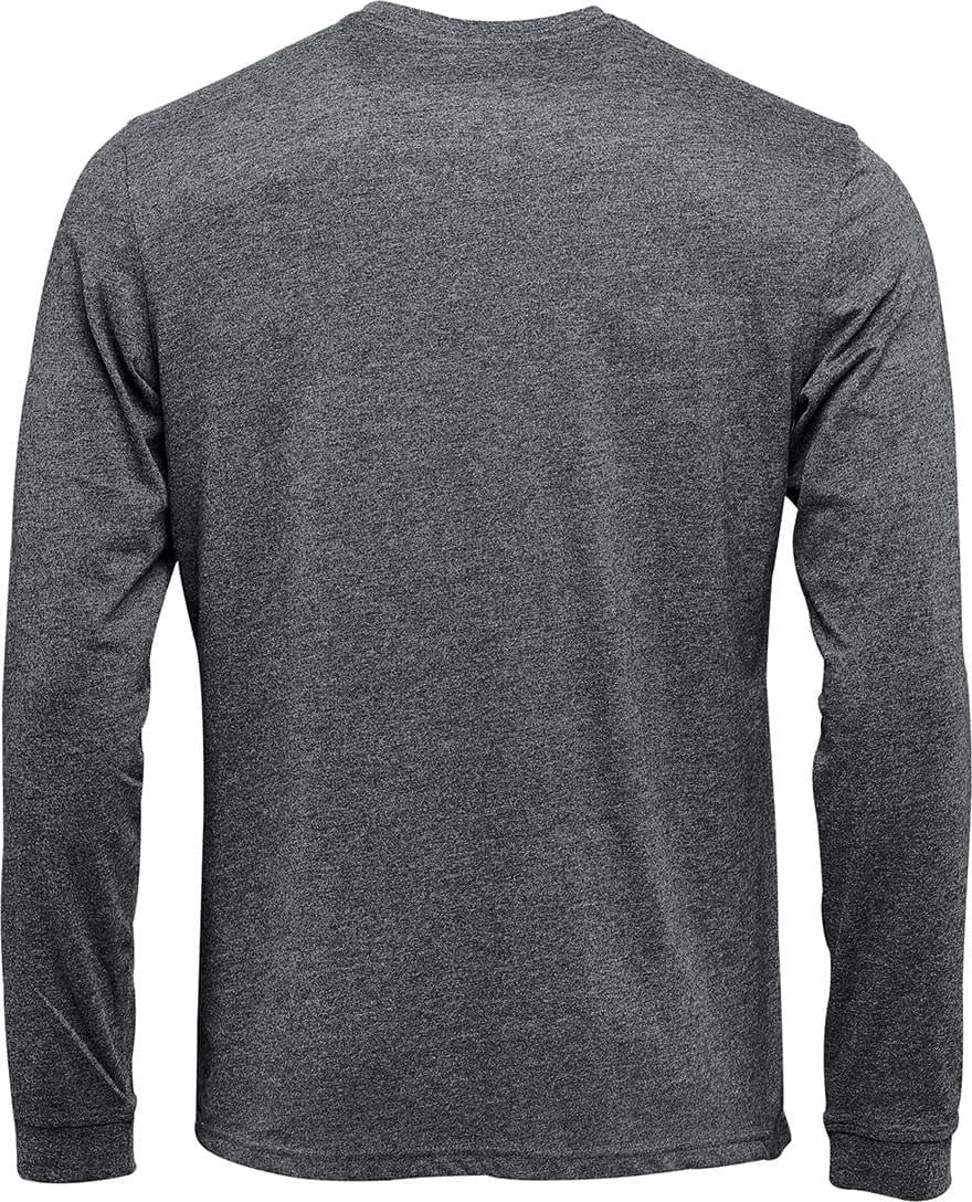 Stormtech Tgh-1 Men’s Torcello Long Sleeve Henley - Graphite Heather - Adult s