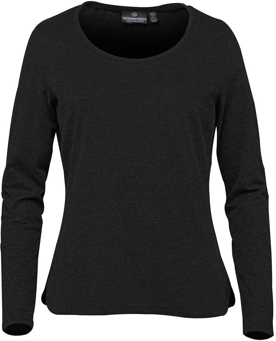 Stormtech Tgl-1w Women’s Torcello Long Sleeve Tee - Black - Ladies Xs
