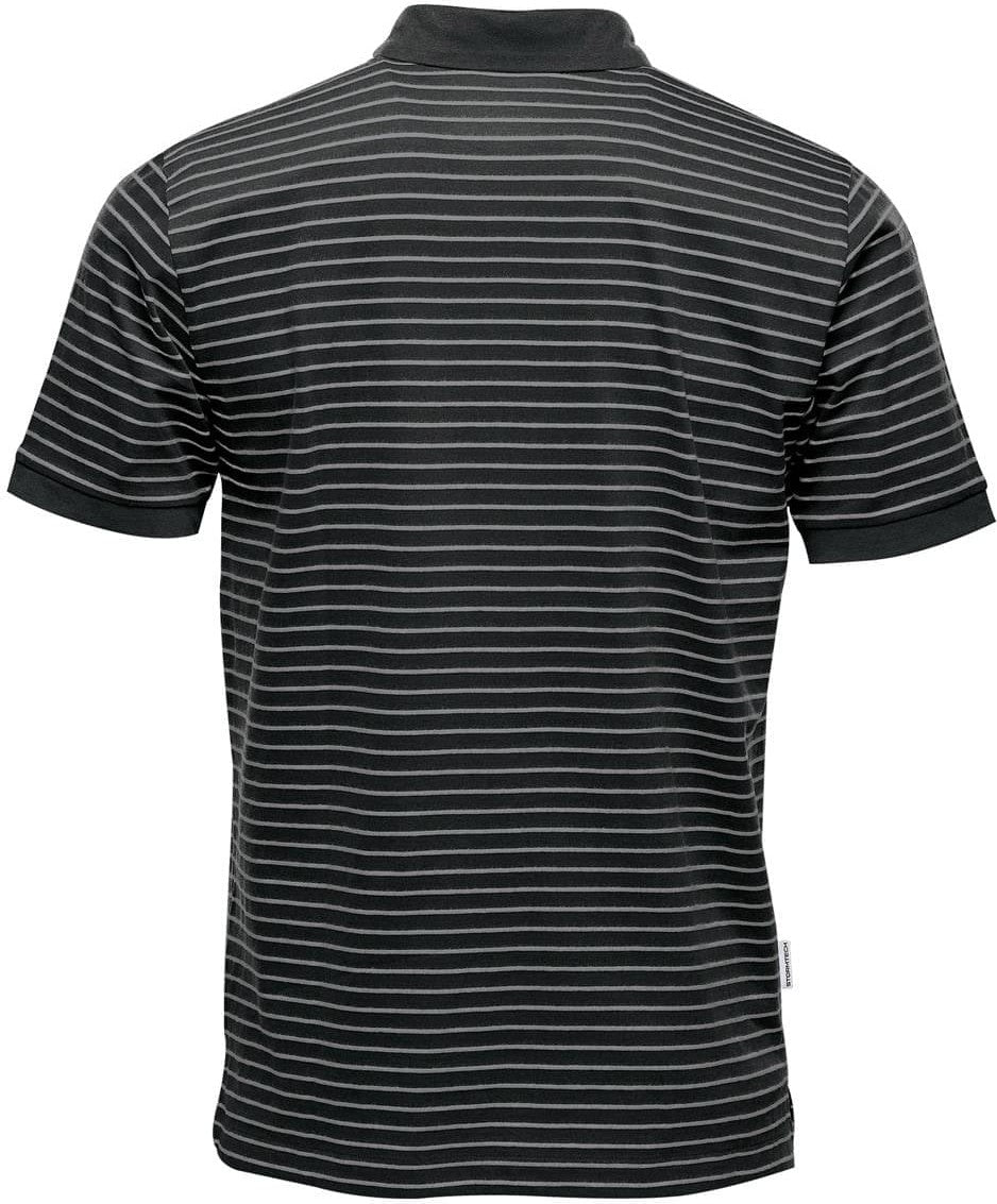 Stormtech Tgp-1 Men’s Railtown Polo - Black Gray Heather - Adult s