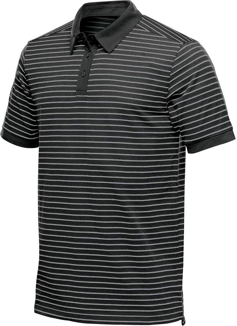Stormtech Tgp-1 Men’s Railtown Polo - Black Gray Heather