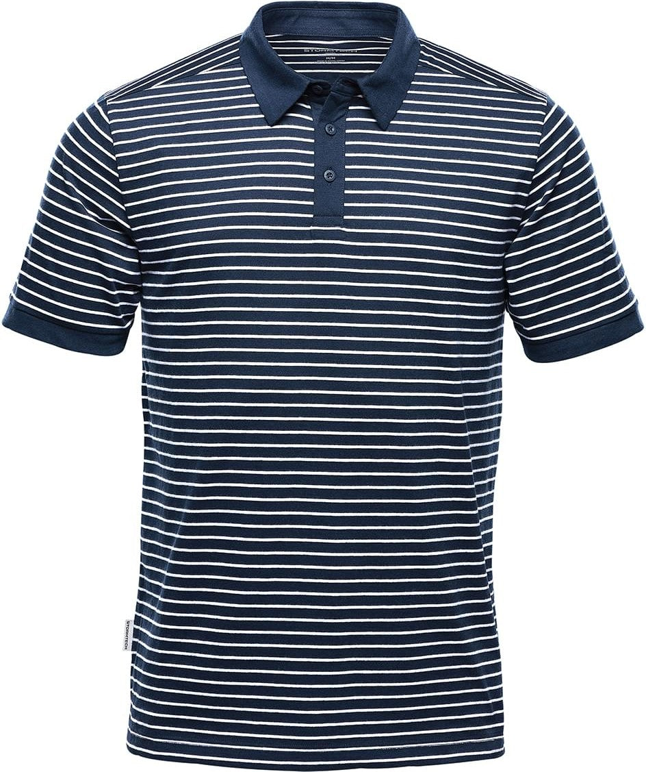 Stormtech Tgp-1 Men’s Railtown Polo - Navy White - Adult s