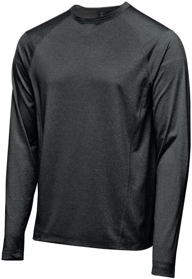 Stormtech Tlx-2m Men’s Volante H2x-dry L/s Tee - Charcoal Heather