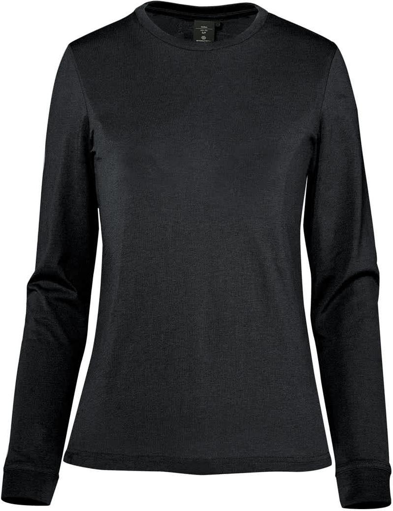 Stormtech Tlx-4w Women’s Settebello L/s Tee - Black - Ladies Xs