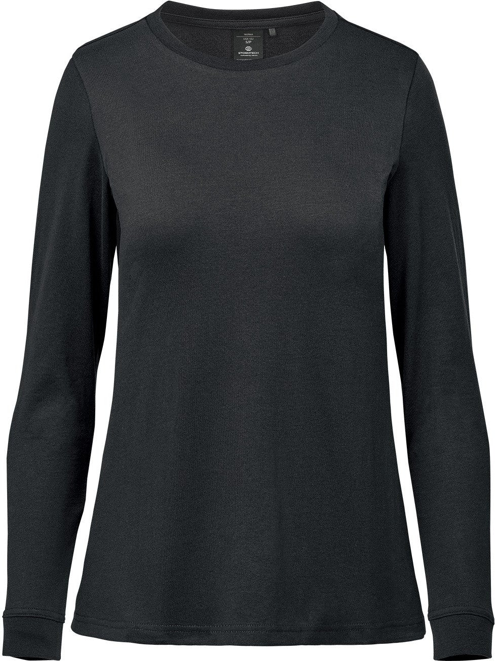 Stormtech Tlx-6w Women’s Stockton L/s Tee - Black - Ladies Xs