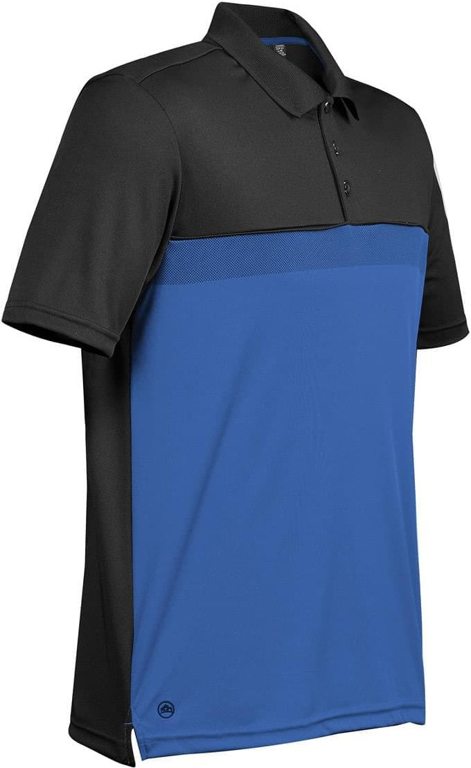 Stormtech Tm-1 Men’s Equinox Performance Polo - Azure Blue Black
