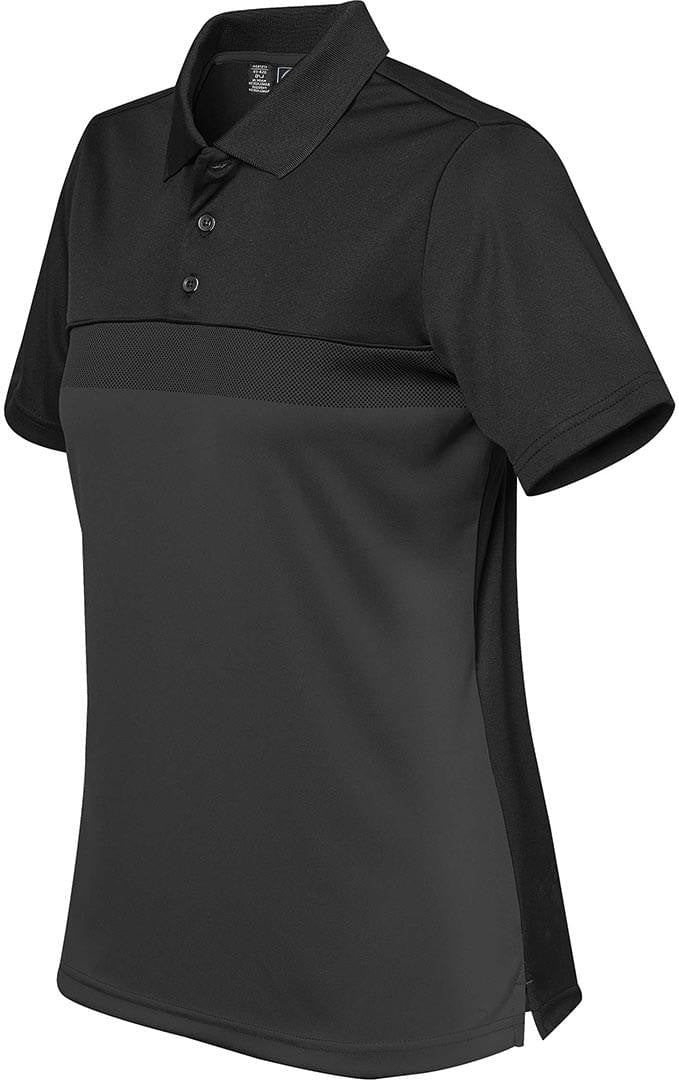 Stormtech Tm-1w Women’s Equinox Performance Polo - Carbon Black